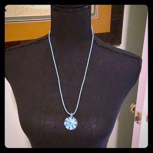 Five for $10 blue necklace floral